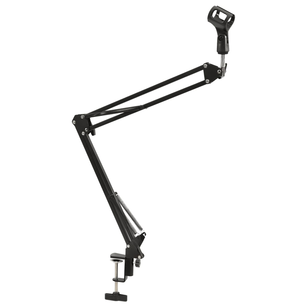 NNEVL Table Mounted Microphone Stand Black Steel - Image 2