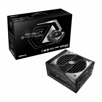 ASRock 1300W TC-1300T Taichi 80+ Titanium Moduláris Tápegység (90-UXT130-TFEAAB)